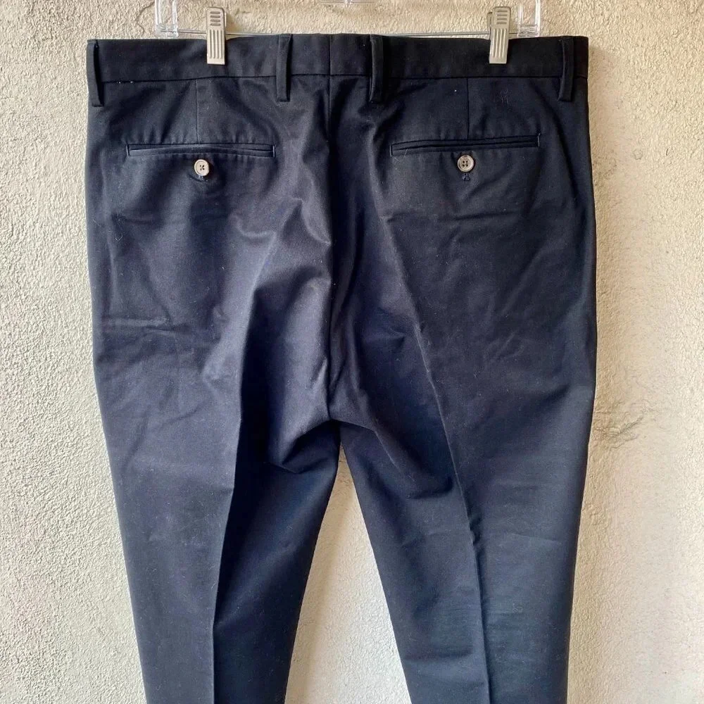 J. Crew Slim Bedford Chino Black Pants Size 35x32